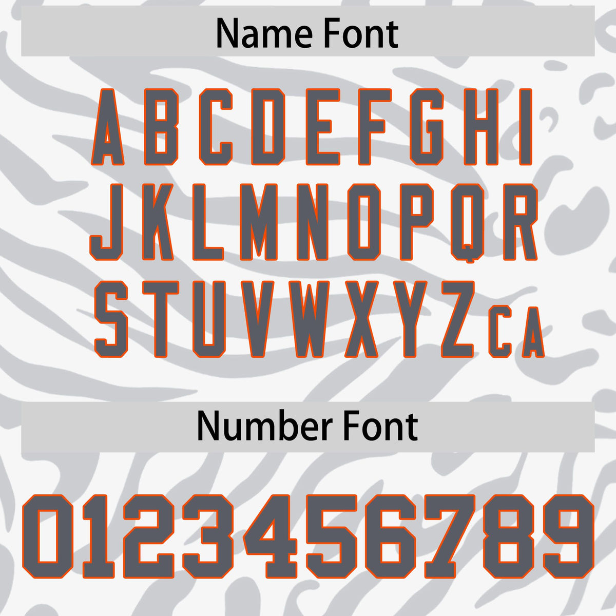 Custom White Orange-Gray Mesh Zebra Style Football Jersey