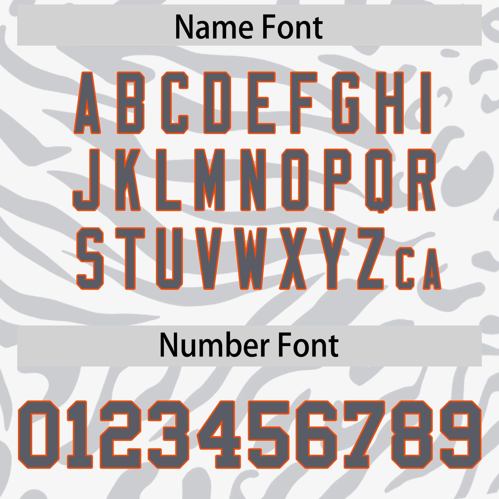 Custom White Orange-Gray Mesh Zebra Style Football Jersey