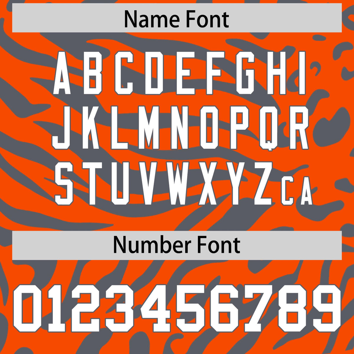 Custom Orange Dark Gray-White Mesh Zebra Style Football Jersey