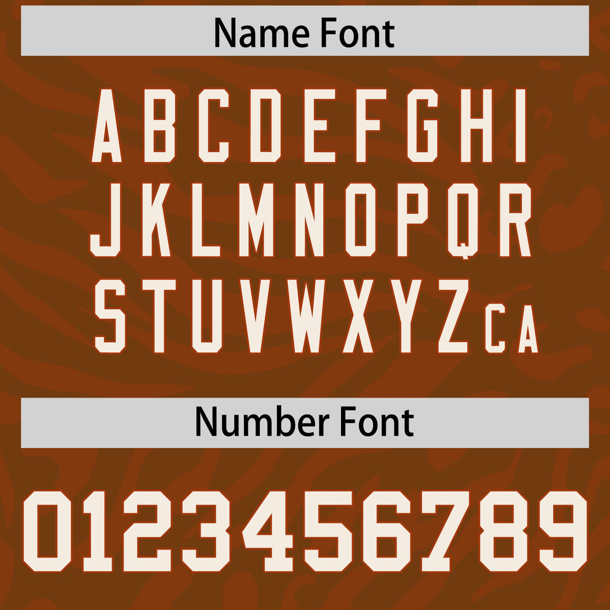 Custom Light Brown-Texas Orange-White Mesh Zebra Style Football Jersey