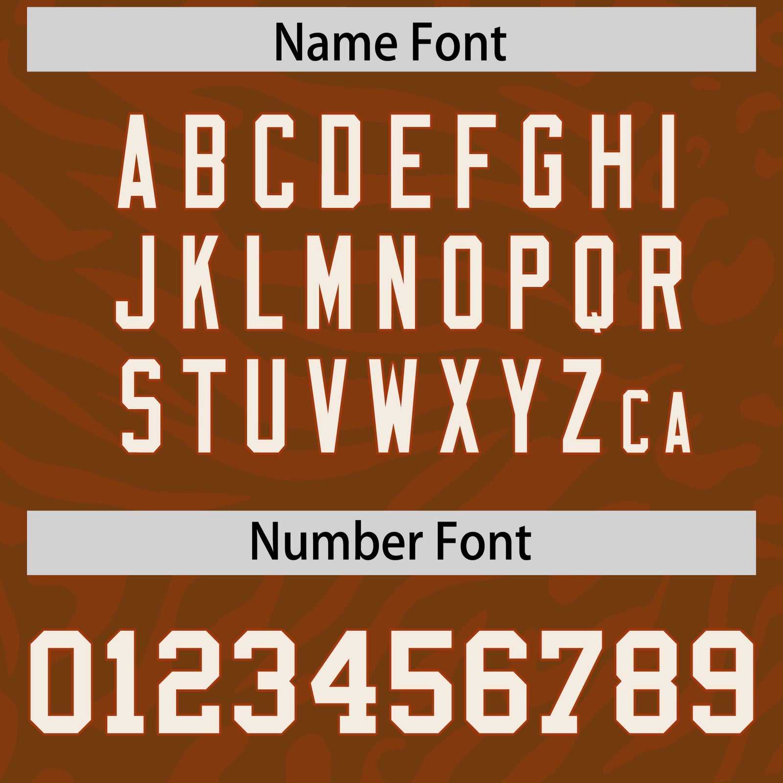 Custom Light Brown-Texas Orange-White Mesh Zebra Style Football Jersey