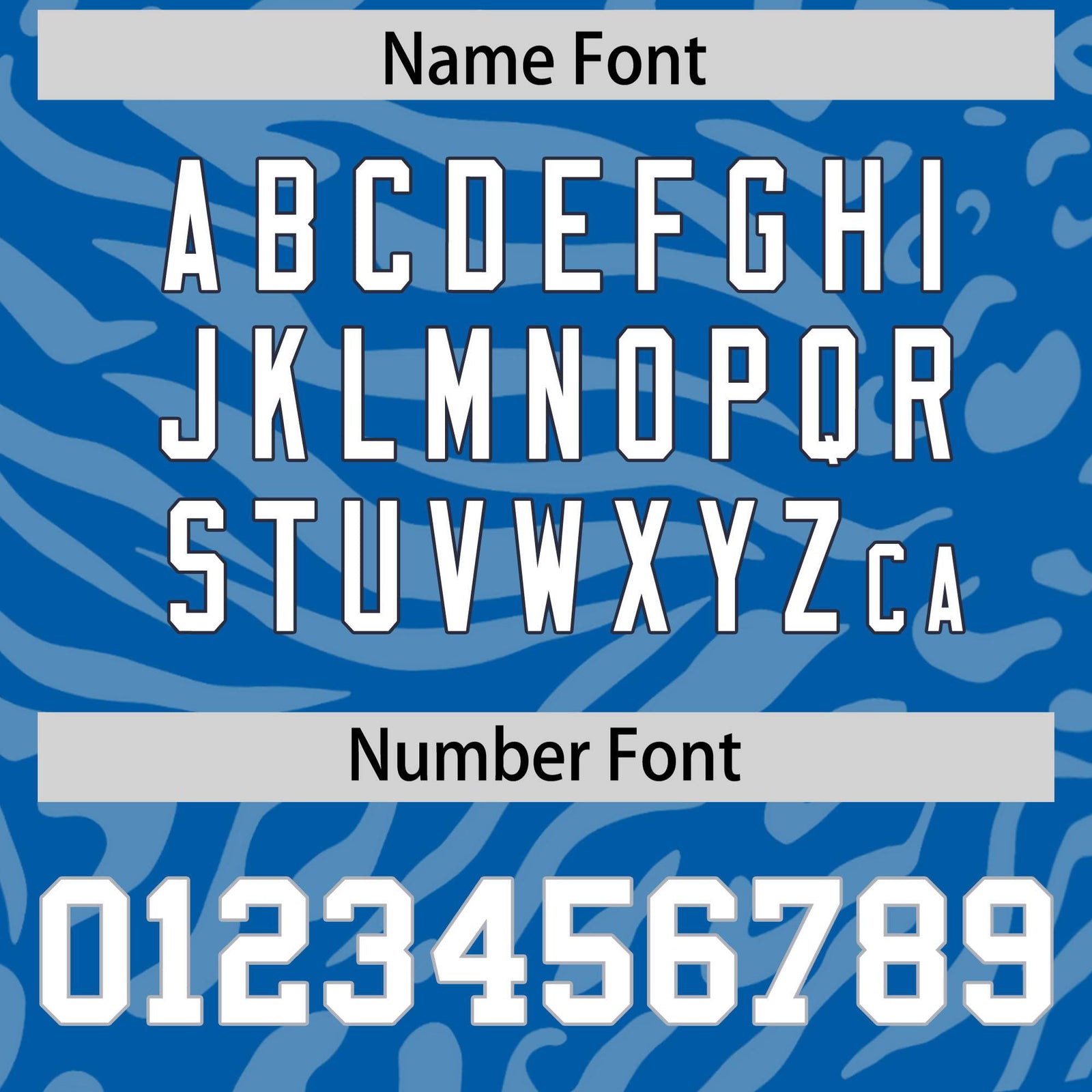 Custom Royal Blue Gray-White Mesh Zebra Style Football Jersey