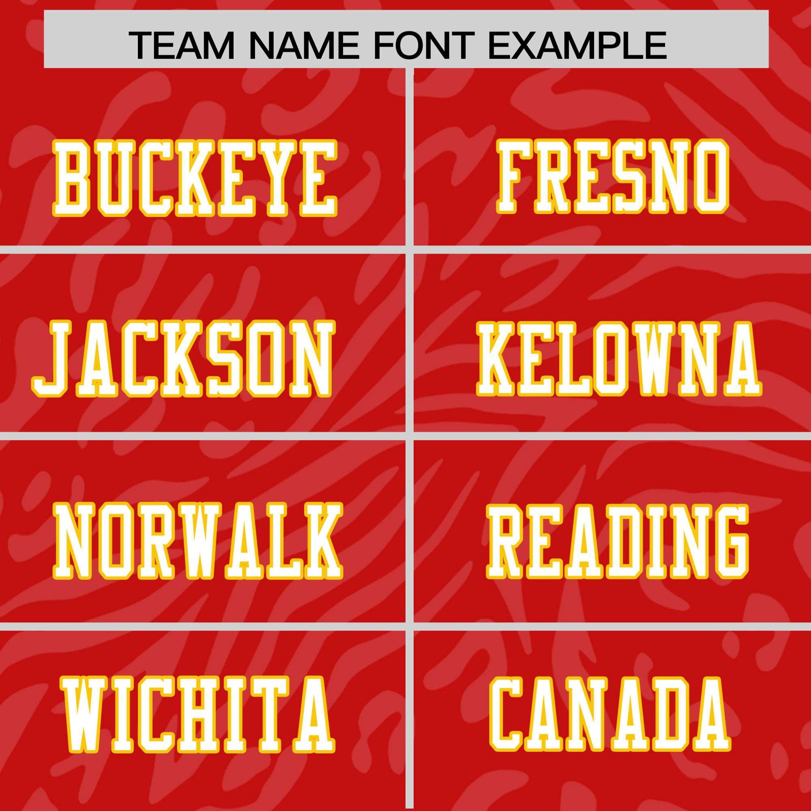 Custom Red Gold-White Mesh Zebra Style Football Jersey