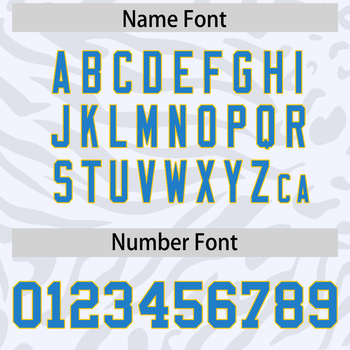 Custom White Powder Blue-Gold Mesh Zebra Style Football Jersey