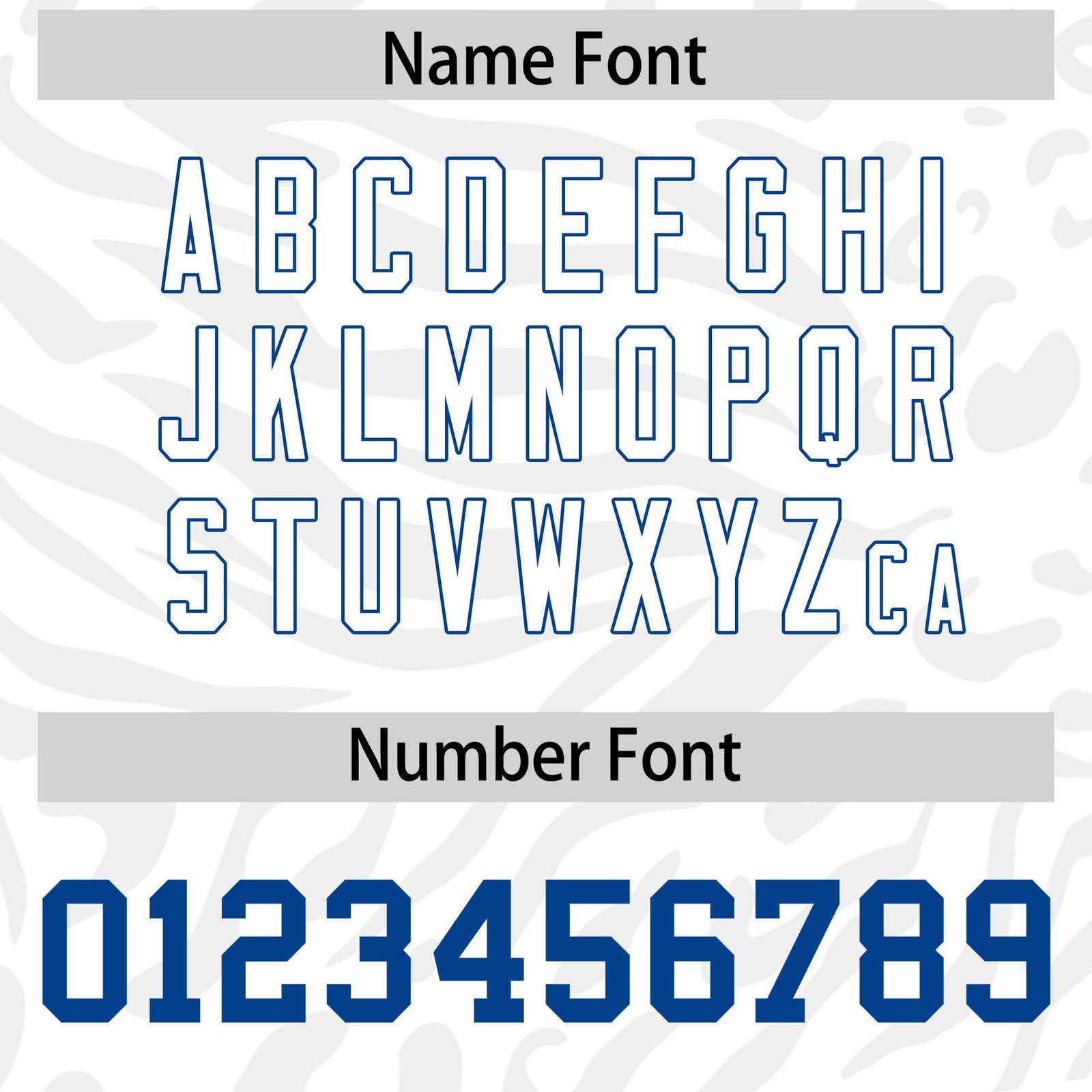 Custom White Gray-Royal Blue Mesh Zebra Style Football Jersey