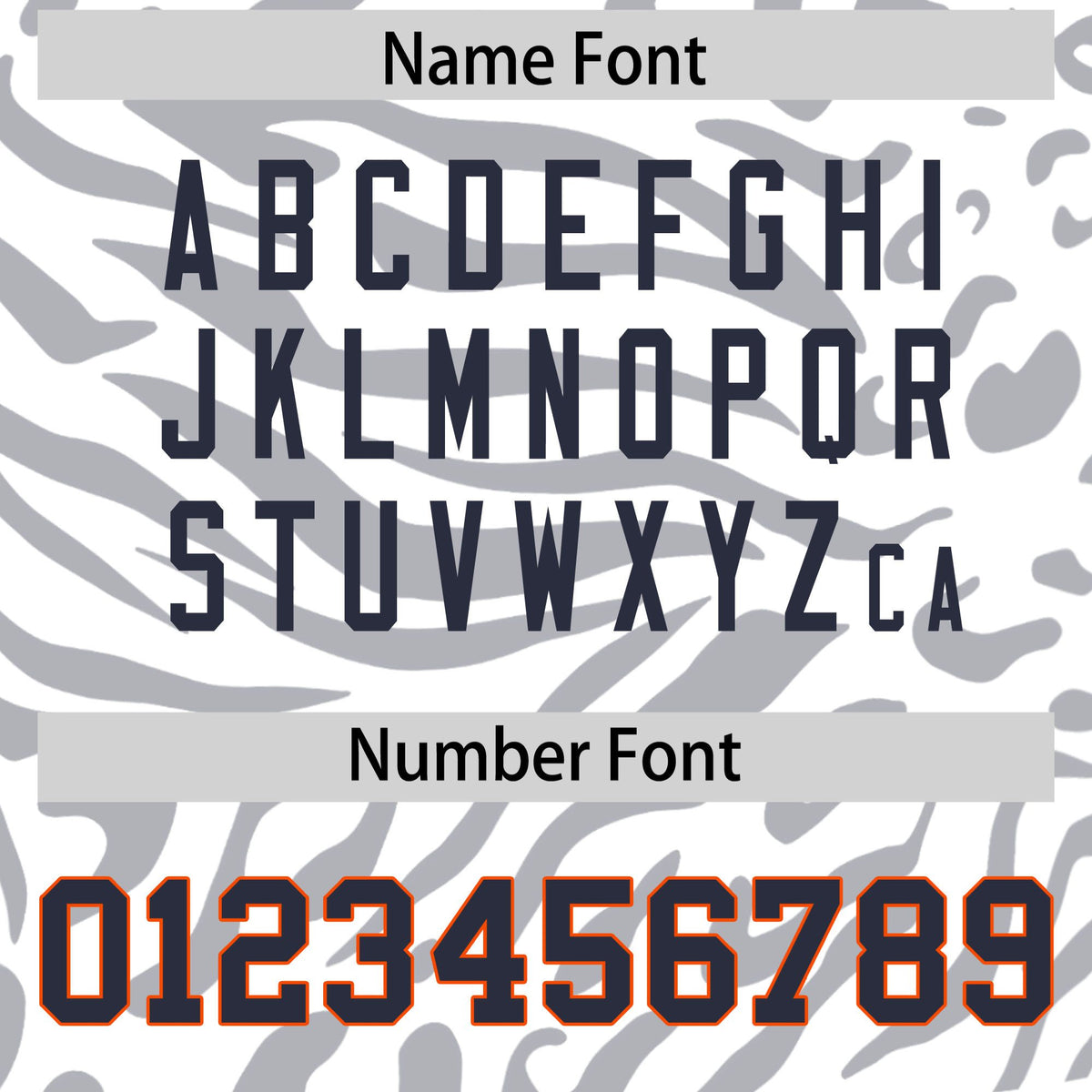 Custom White Navy-Orange Mesh Zebra Style Football Jersey