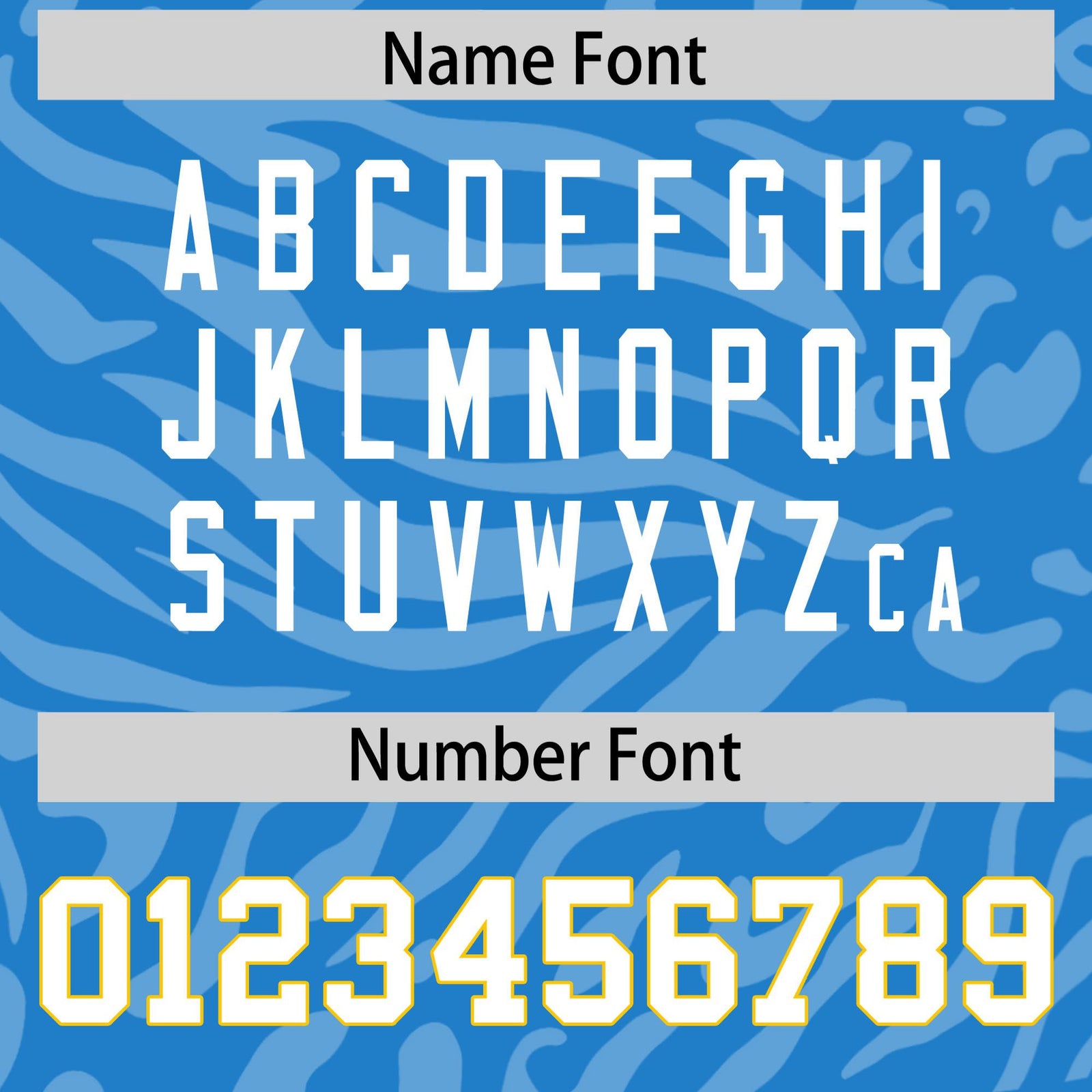 Custom Powder Blue White-Gold Mesh Zebra Style Football Jersey