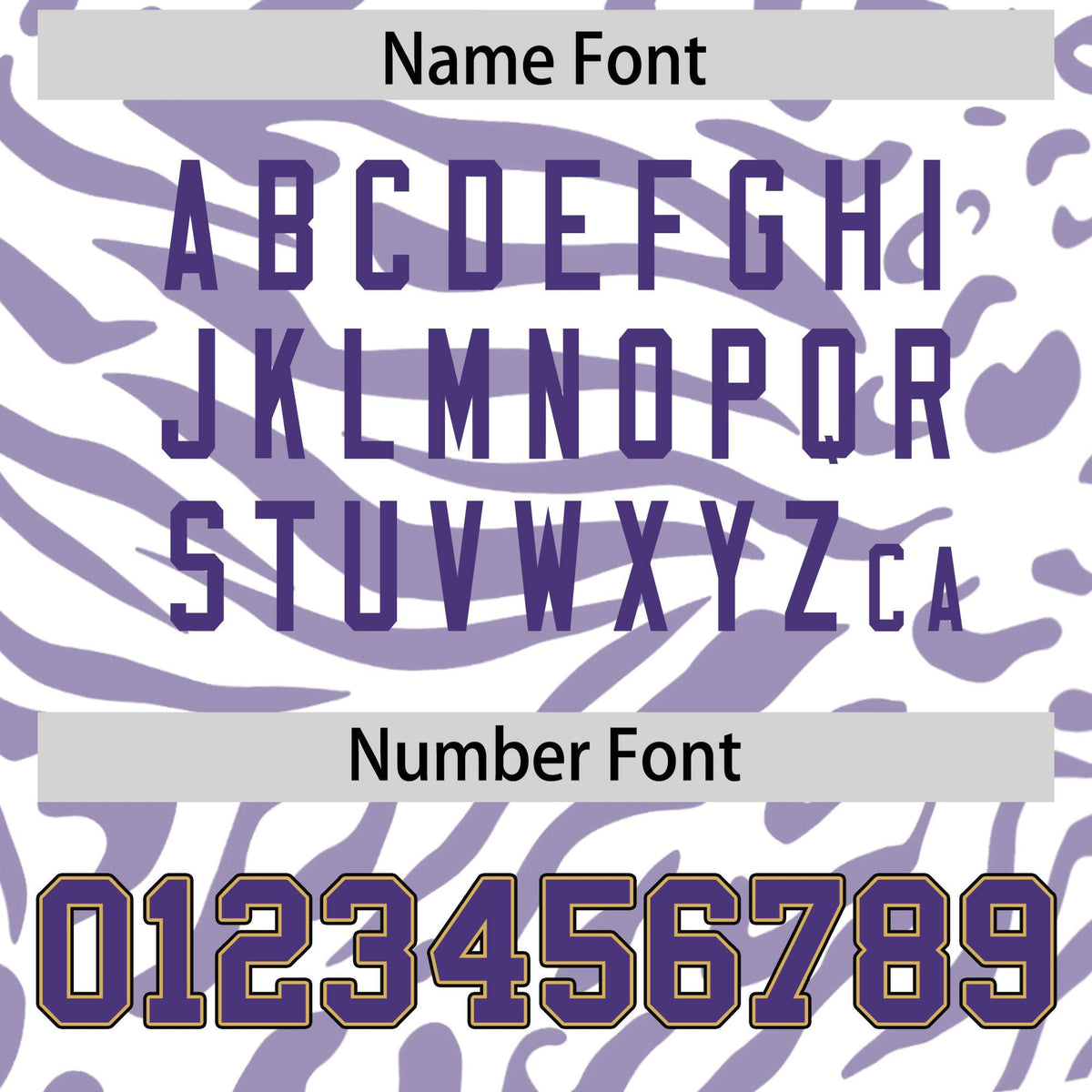Custom White Purple-Old Gold Mesh Zebra Style Football Jersey