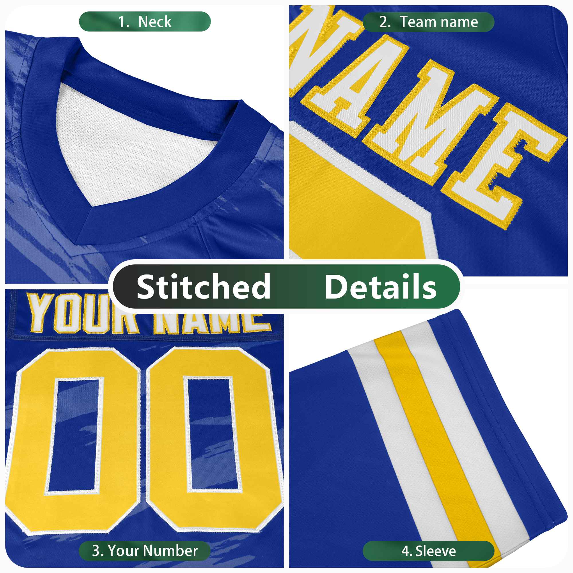 Custom White-Gray Mesh Scratch Football Jersey