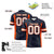 Custom Navy-Dark Gray Mesh Scratch Football Jersey