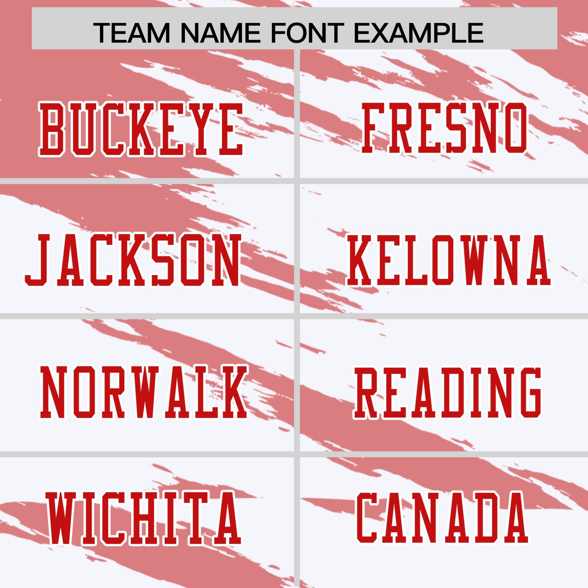 Custom White-Red Mesh Scratch Football Jersey