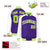 Custom Purple White Neon-Green Bomber Raglan Sleeves Varsity Letterman Jacket