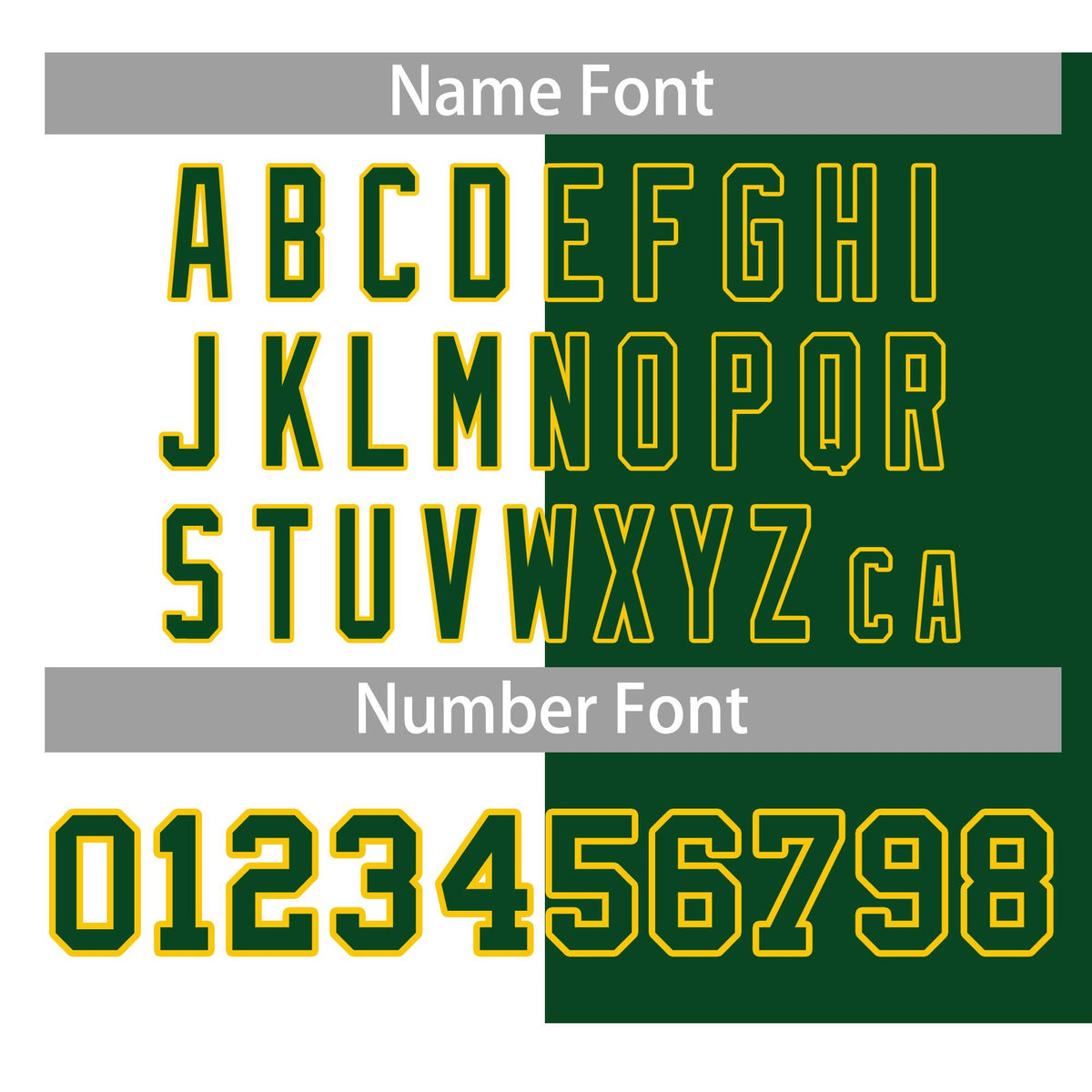 Custom White Gold Green Bomber Full-Snap Varsity Letterman Split Fashion Jacket