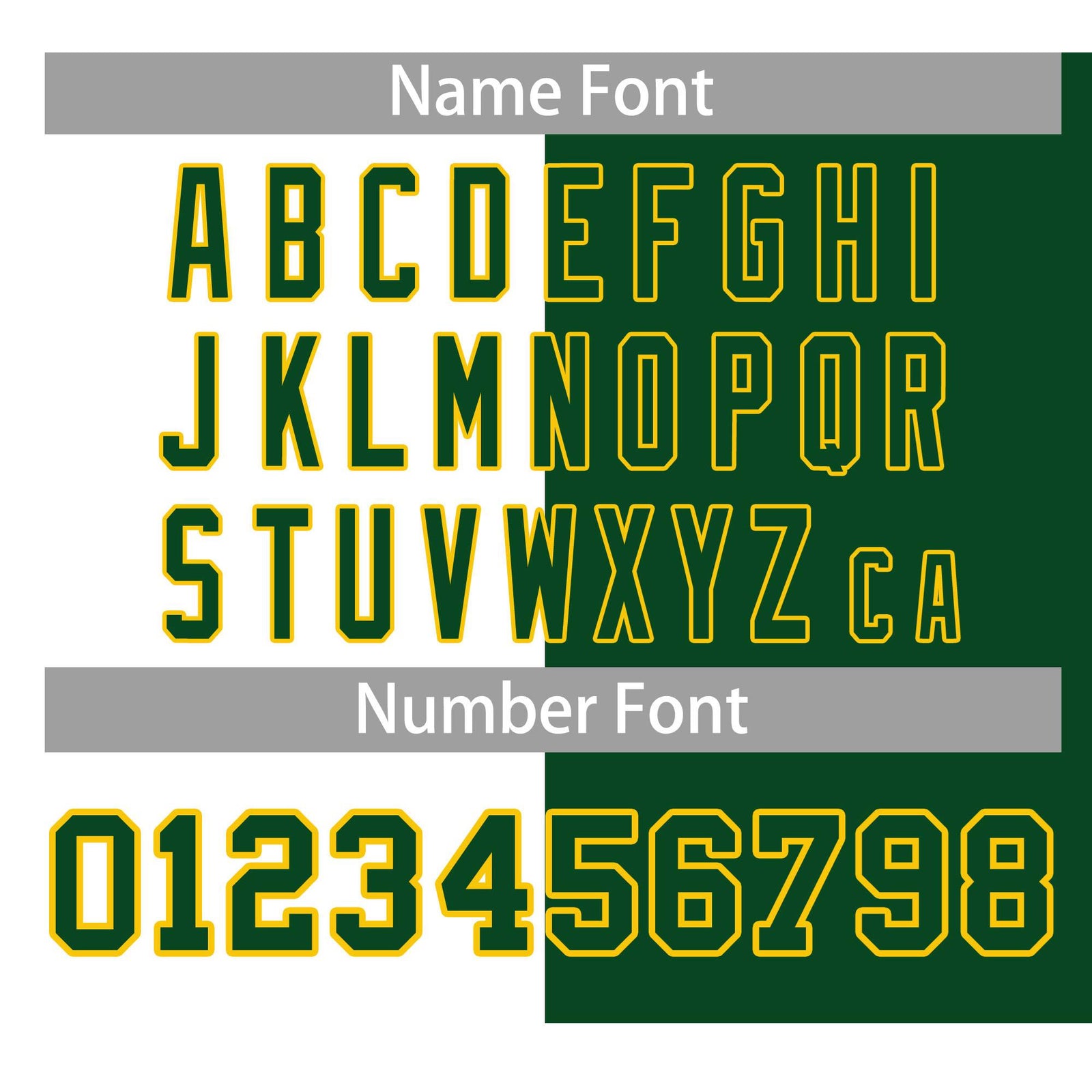 Custom White Gold Green Bomber Full-Snap Varsity Letterman Split Fashion Jacket