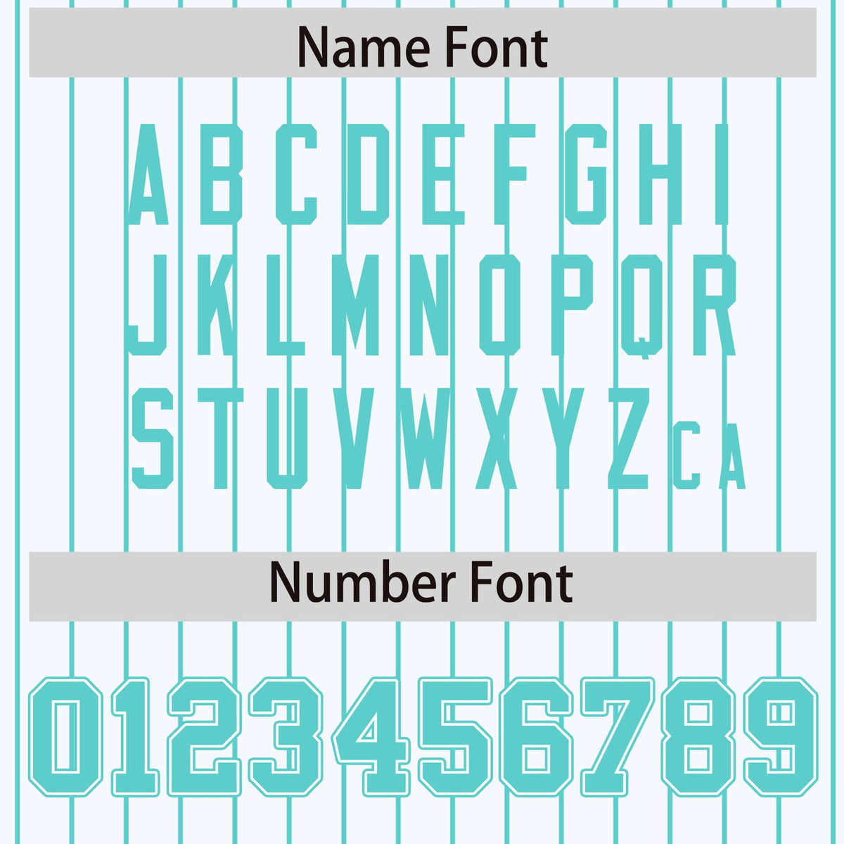 Custom White Aqua Pinstripe White-Aqua Bomber Full-Snap Varsity Letterman Jacket