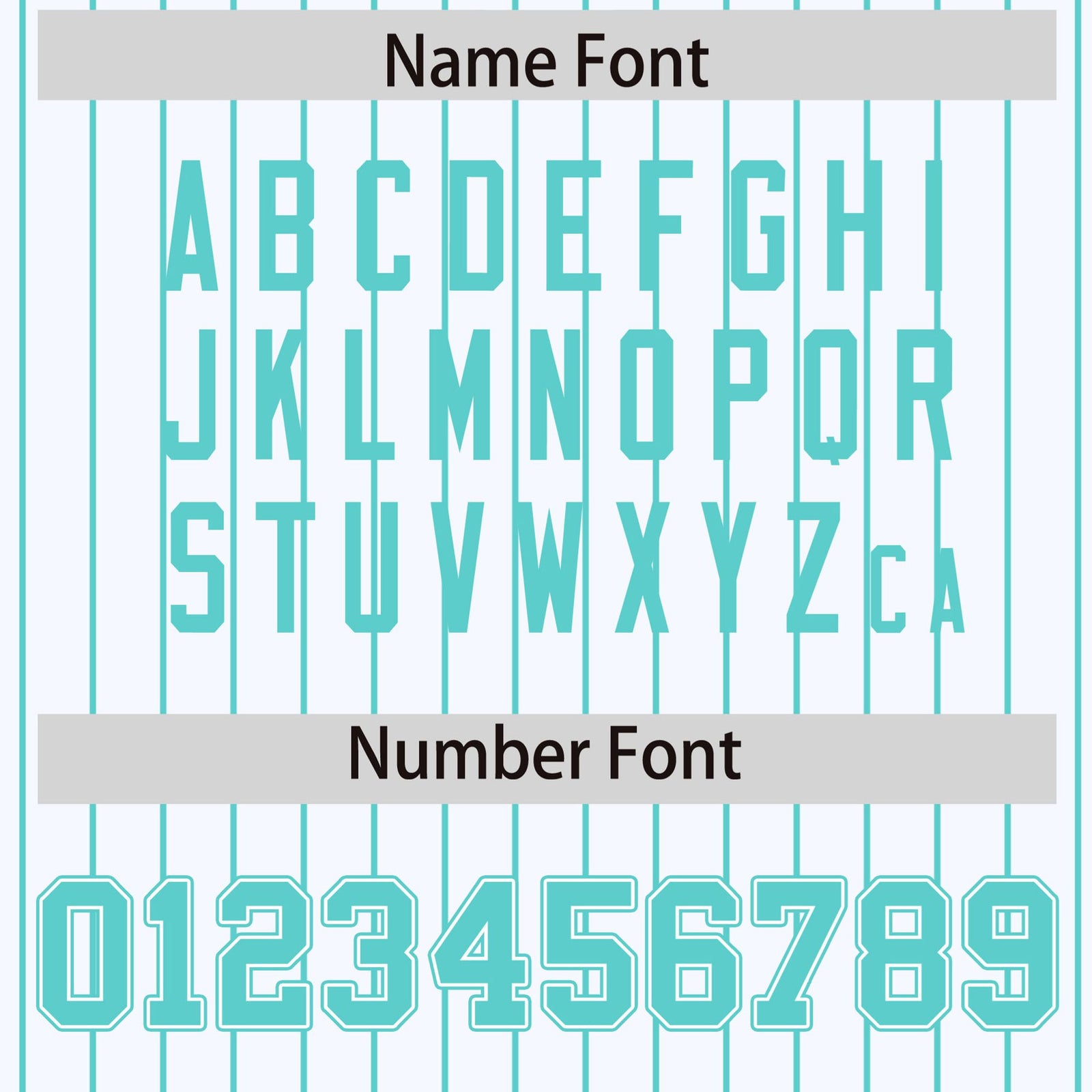 Custom White Aqua Pinstripe White-Aqua Bomber Full-Snap Varsity Letterman Jacket