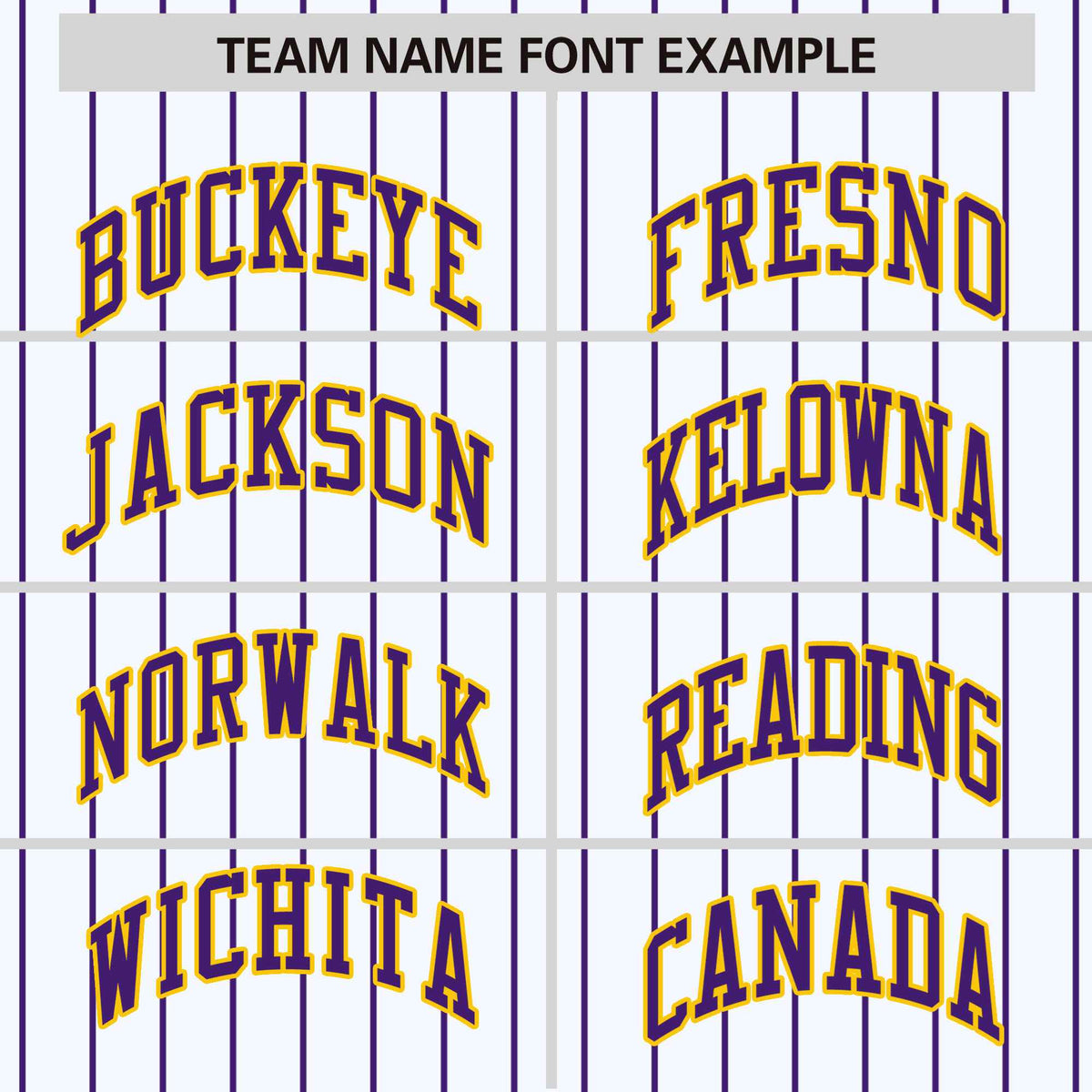 Custom White Purple Pinstripe Glod-Purple Bomber Full-Snap Varsity Letterman Jacket