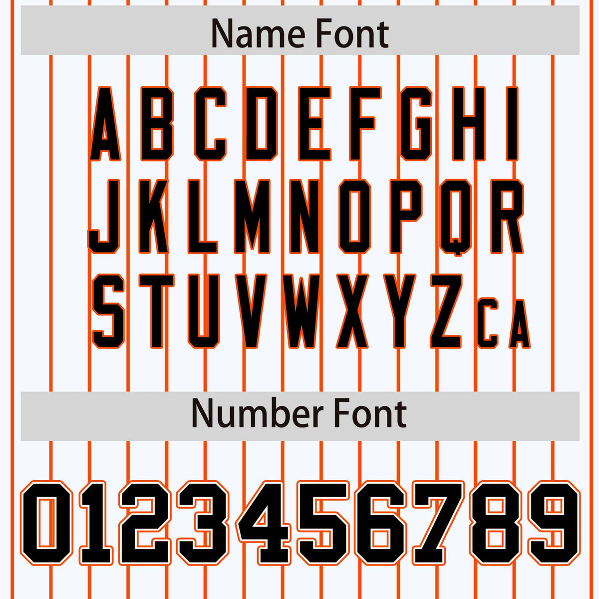 Custom White Orange Pinstripe Orange-Black Bomber Full-Snap Varsity Letterman Jacket