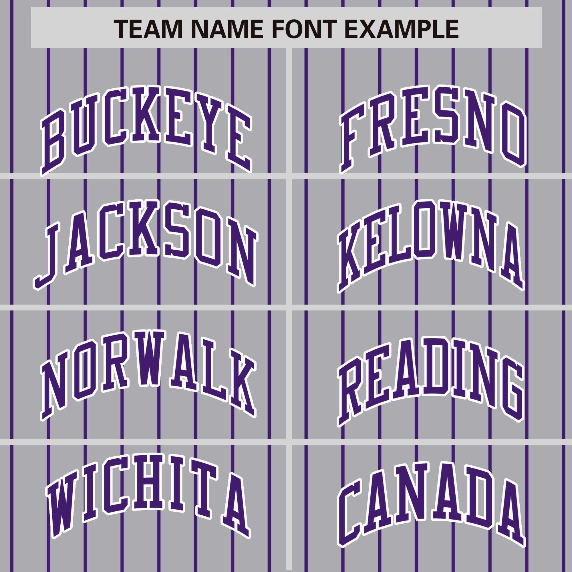 Custom Gray Purple Pinstripe White-Purple Bomber Full-Snap Varsity Letterman Jacket