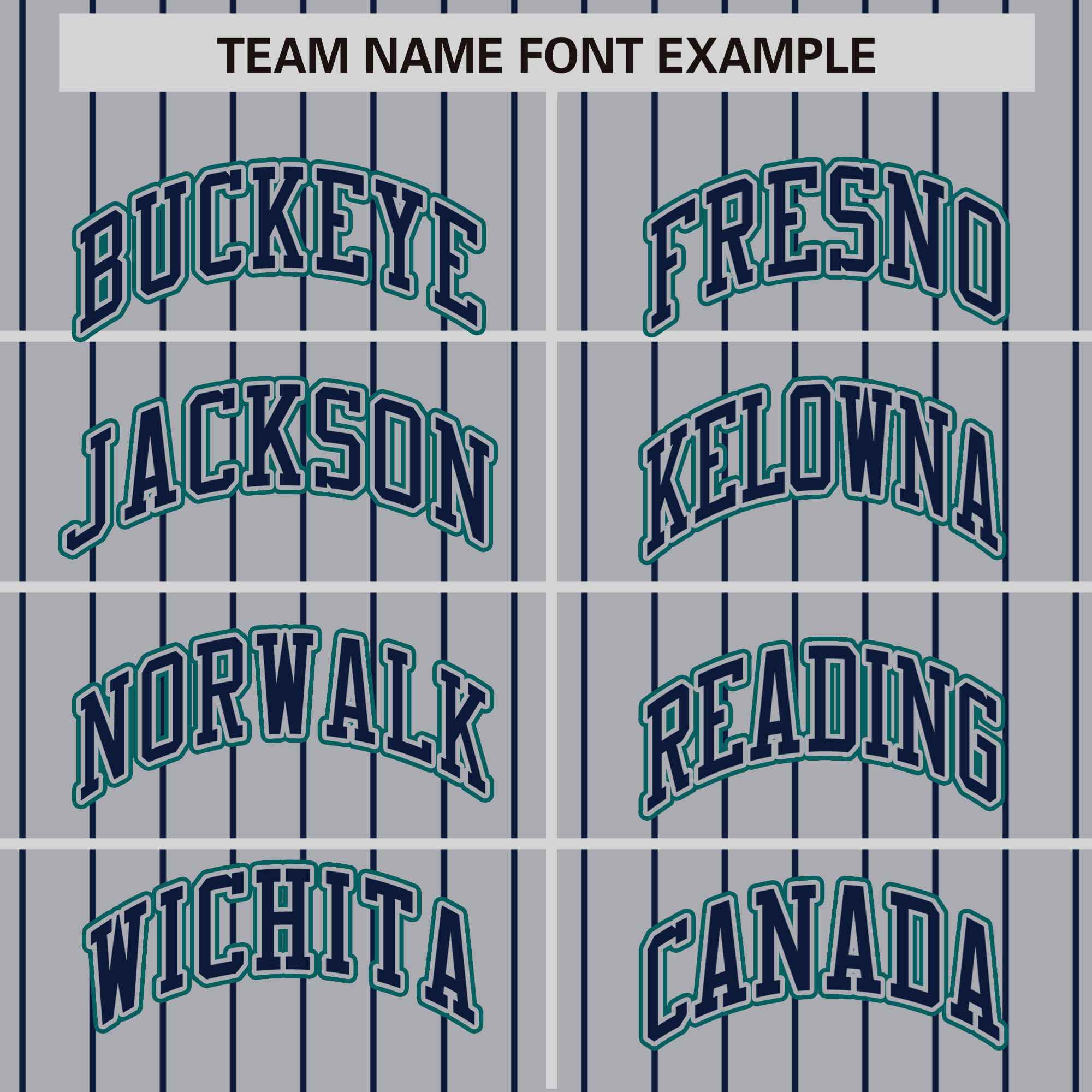 Custom Gray Navy Pinstripe Aqua-Navy Bomber Full-Snap Varsity Letterman Jacket