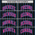 Custom Black Blue Pinstripe Blue-Pink Bomber Full-Snap Varsity Letterman Jacket