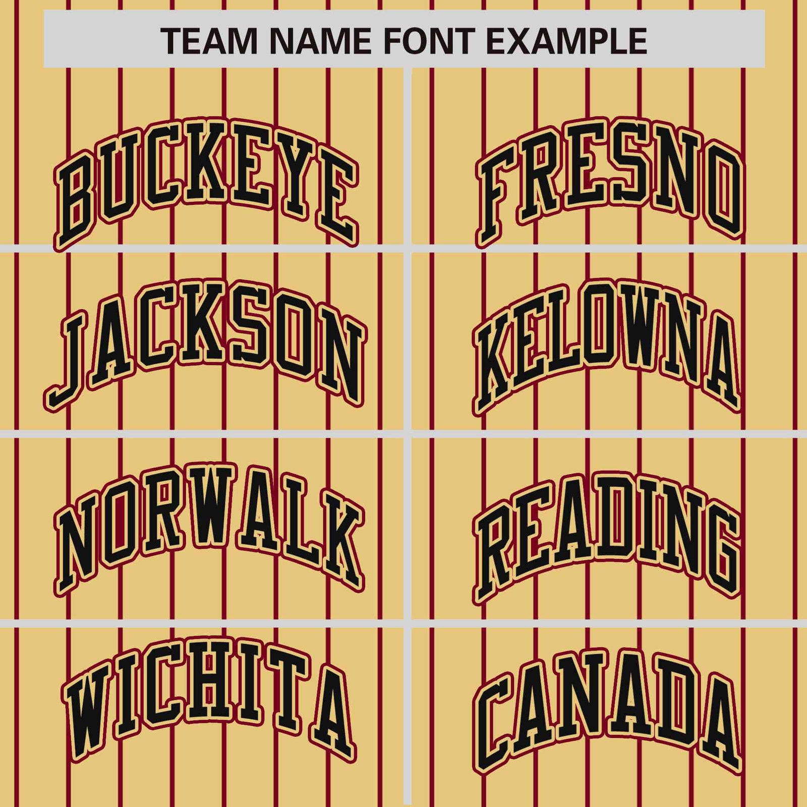 Custom Old Gold Crimson Pinstripe Crimson-Black Bomber Full-Snap Varsity Letterman Jacket