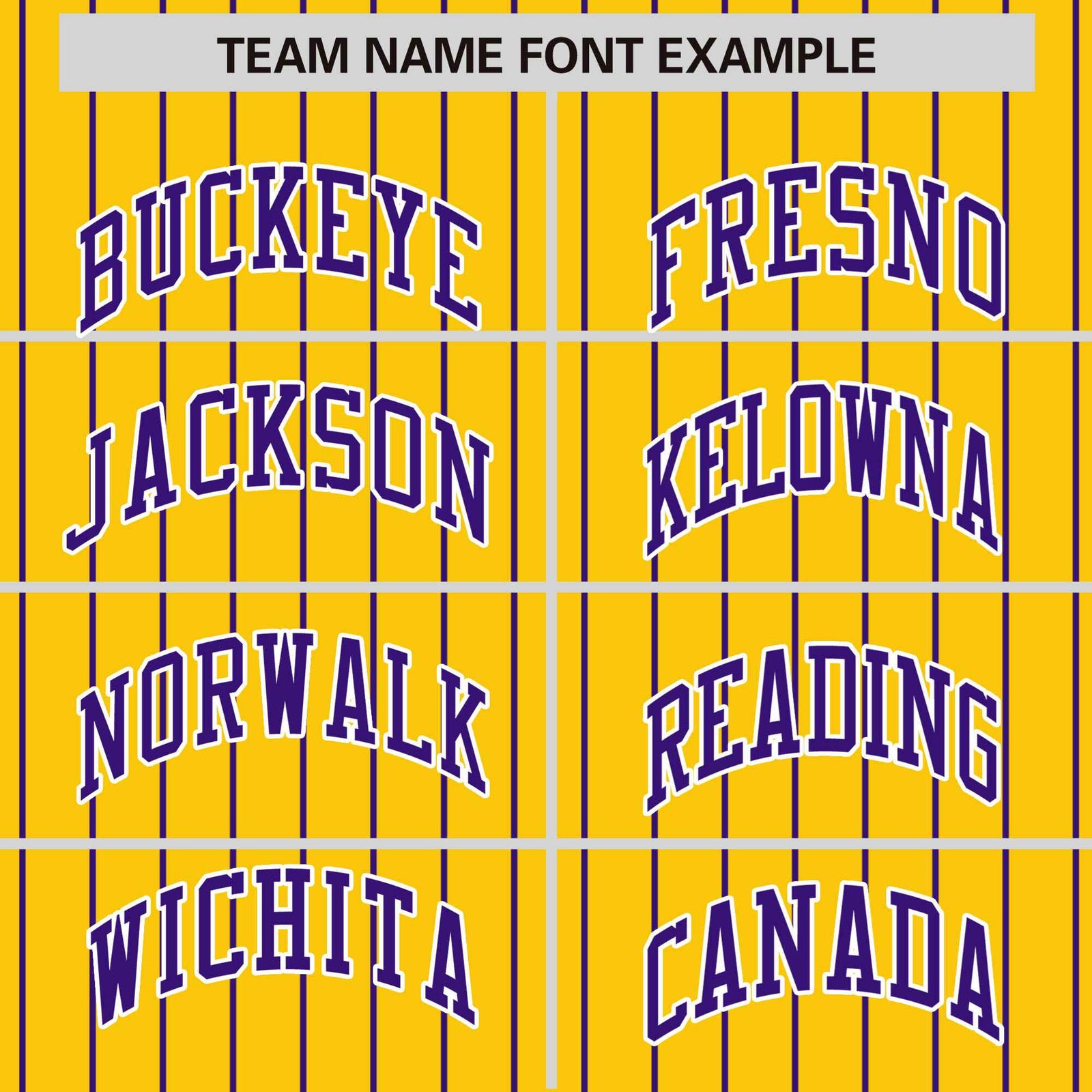 Custom Gold Purple Pinstripe White-Purple Bomber Full-Snap Varsity Letterman Jacket