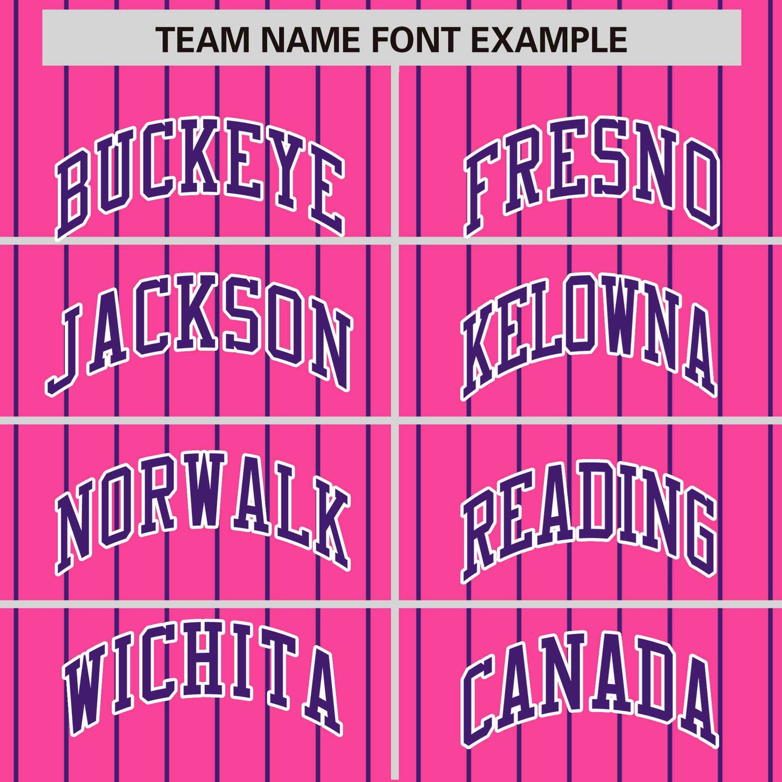 Custom Pink Purple Pinstripe White-Purple Bomber Full-Snap Varsity Letterman Jacket