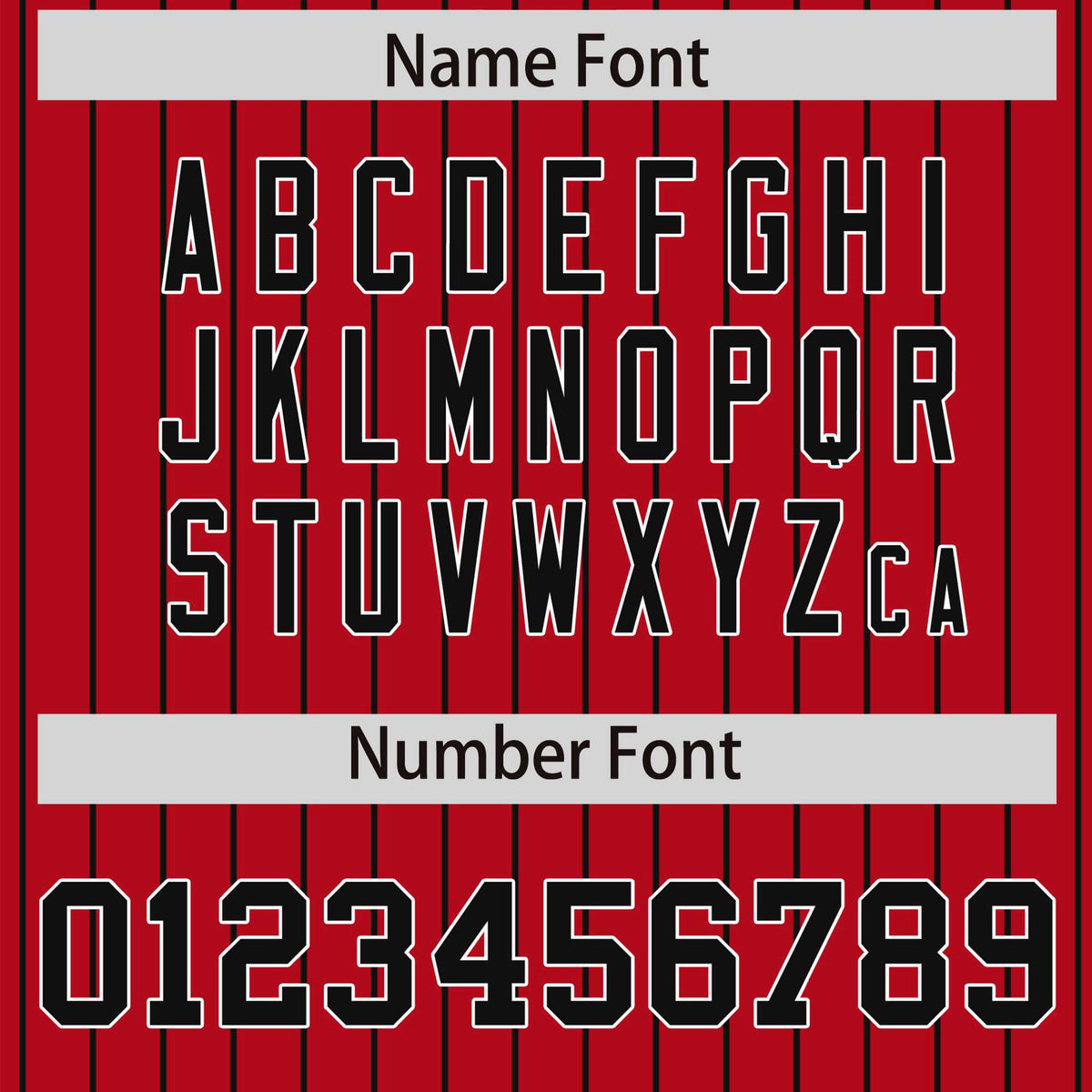 Custom Red Black Pinstripe White-Black Bomber Full-Snap Varsity Letterman Jacket