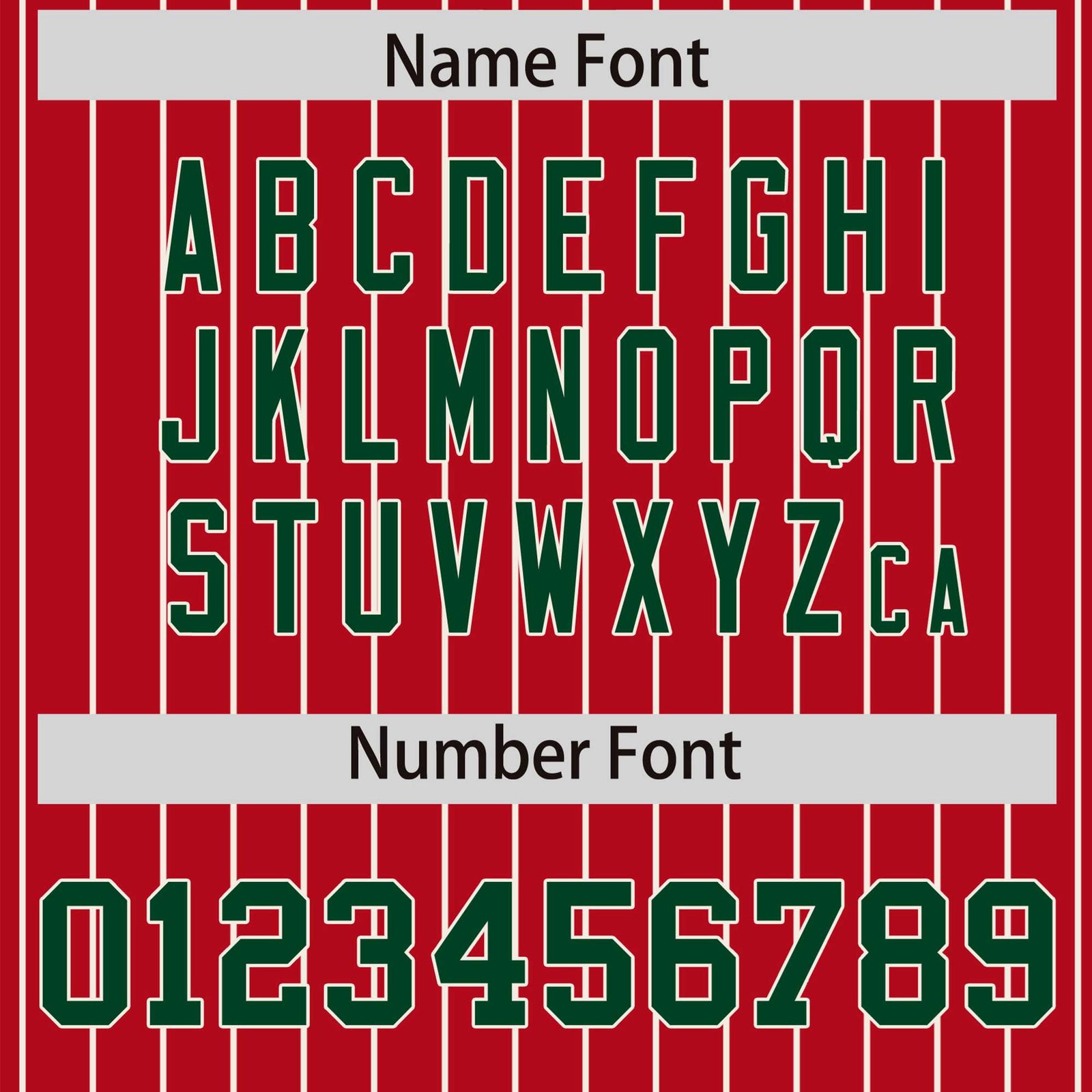 Custom Red Cream Pinstripe Cream-Green Bomber Full-Snap Varsity Letterman Jacket