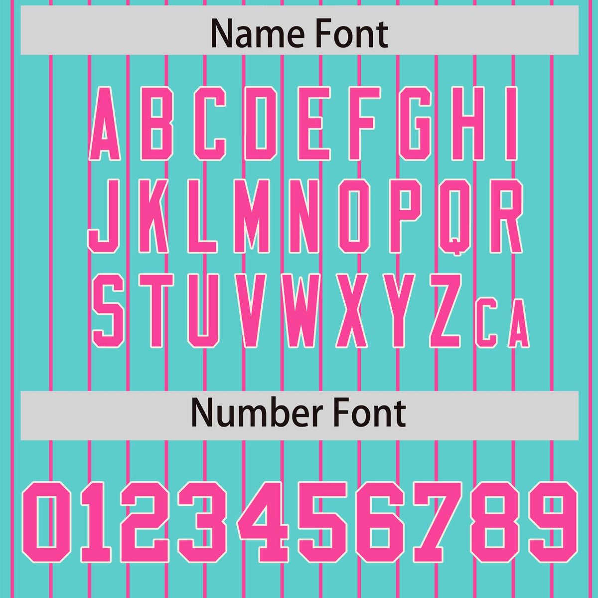 Custom Aqua Pink Pinstripe White-Pink Bomber Full-Snap Varsity Letterman Jacket