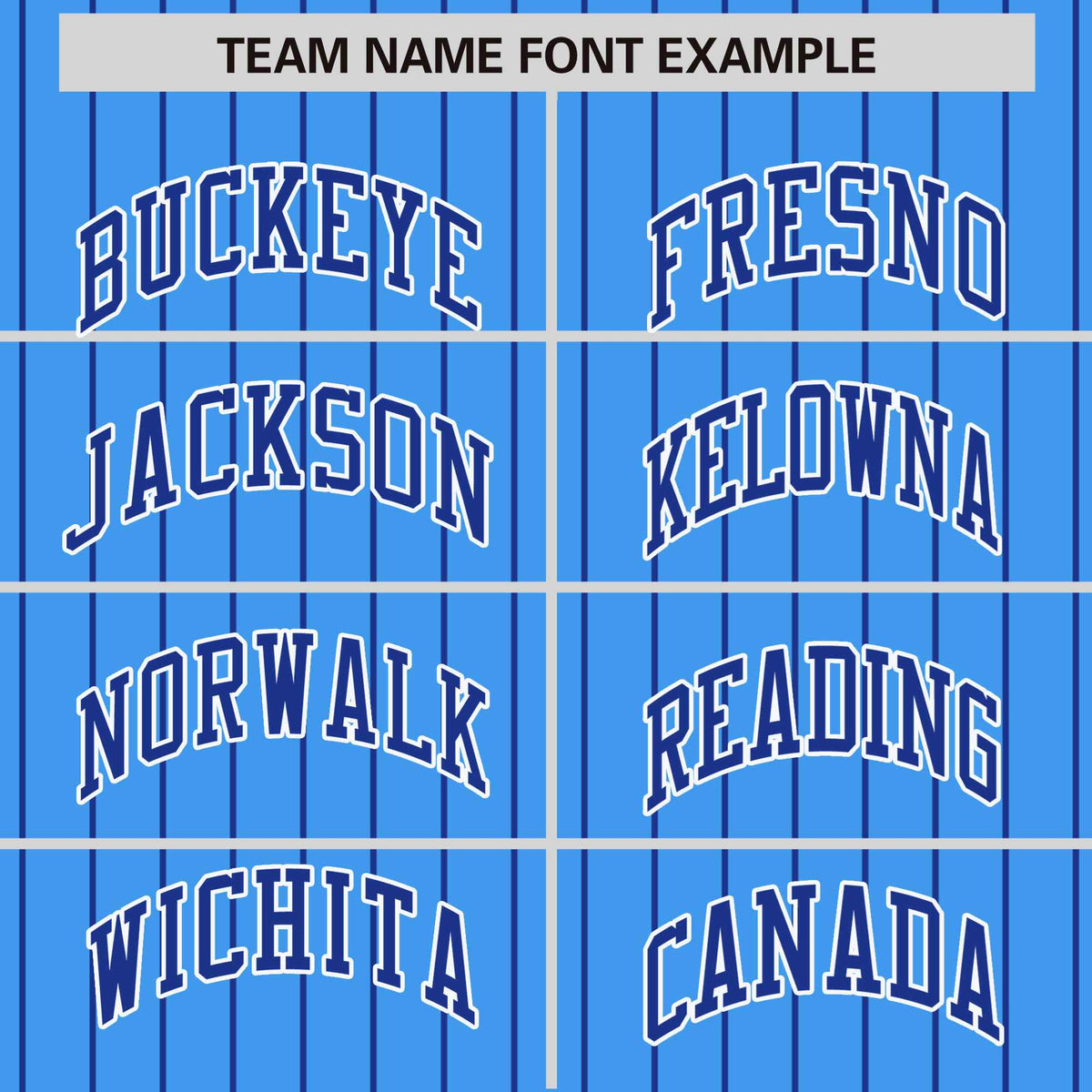 Custom Powder Blue Royal-Blue Pinstripe White Royal-Blue Bomber Full-Snap Varsity Letterman Jacket