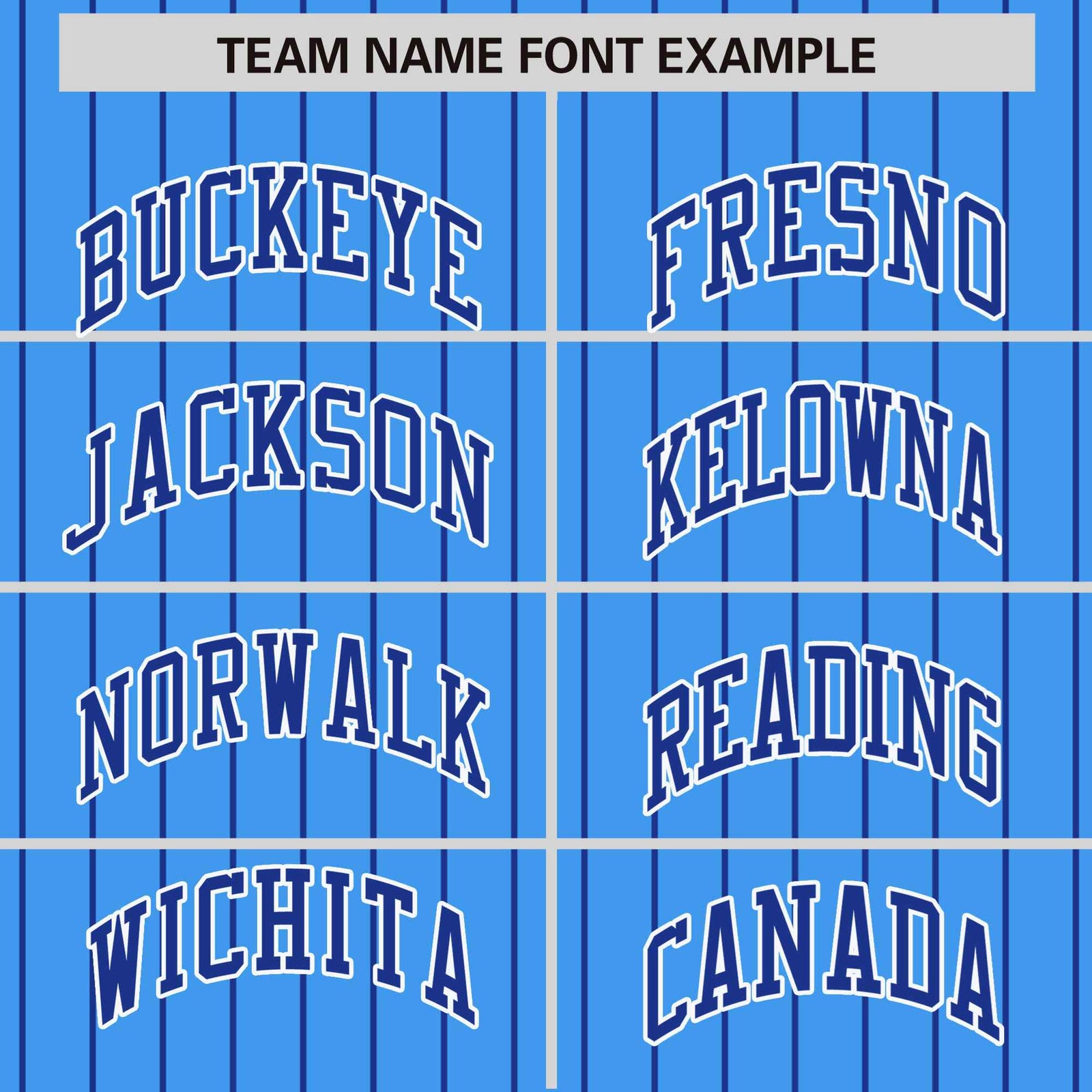 Custom Powder Blue Royal-Blue Pinstripe White Royal-Blue Bomber Full-Snap Varsity Letterman Jacket