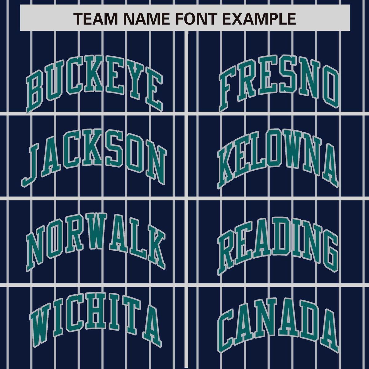 Custom Navy-Gray Pinstripe Gray-Aqua Bomber Full-Snap Varsity Letterman Jacket