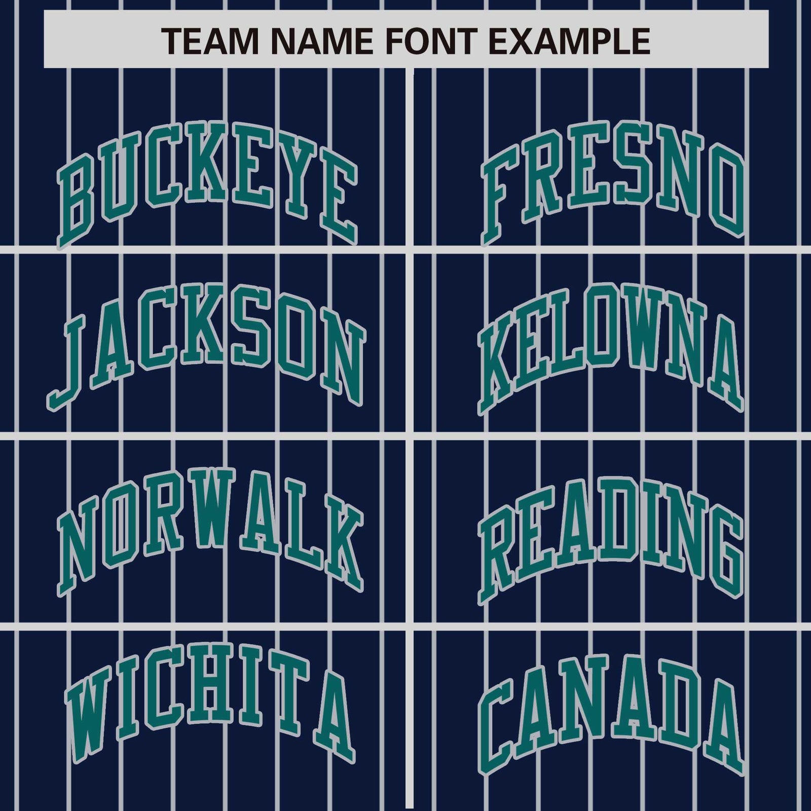 Custom Navy-Gray Pinstripe Gray-Aqua Bomber Full-Snap Varsity Letterman Jacket