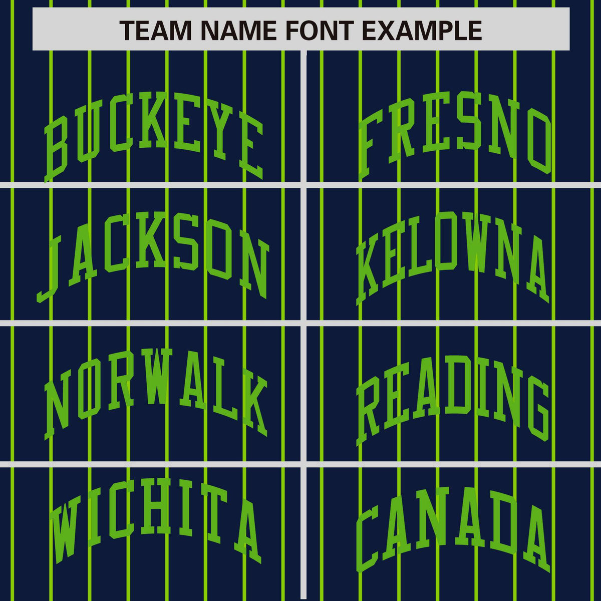 Custom Navy Neon-Green Pinstripe Neon-Green Bomber Full-Snap Varsity Letterman Jacket
