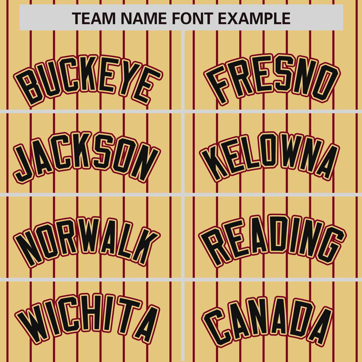 Custom Old Gold Crimson Pinstripe Crimson-Black Bomber Full-Snap Varsity Letterman Jacket