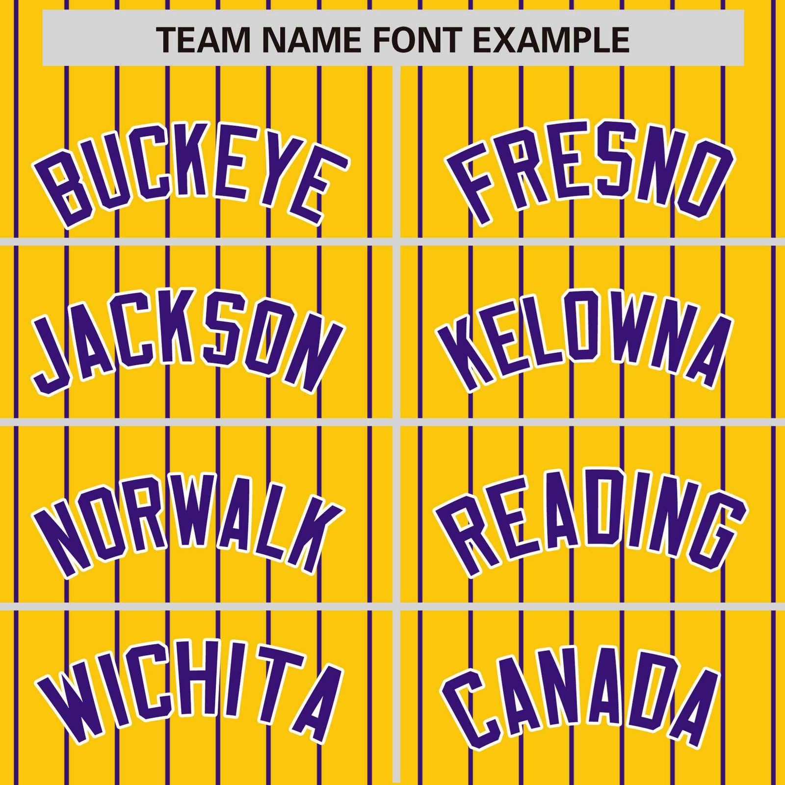 Custom Gold Purple Pinstripe White-Purple Bomber Full-Snap Varsity Letterman Jacket