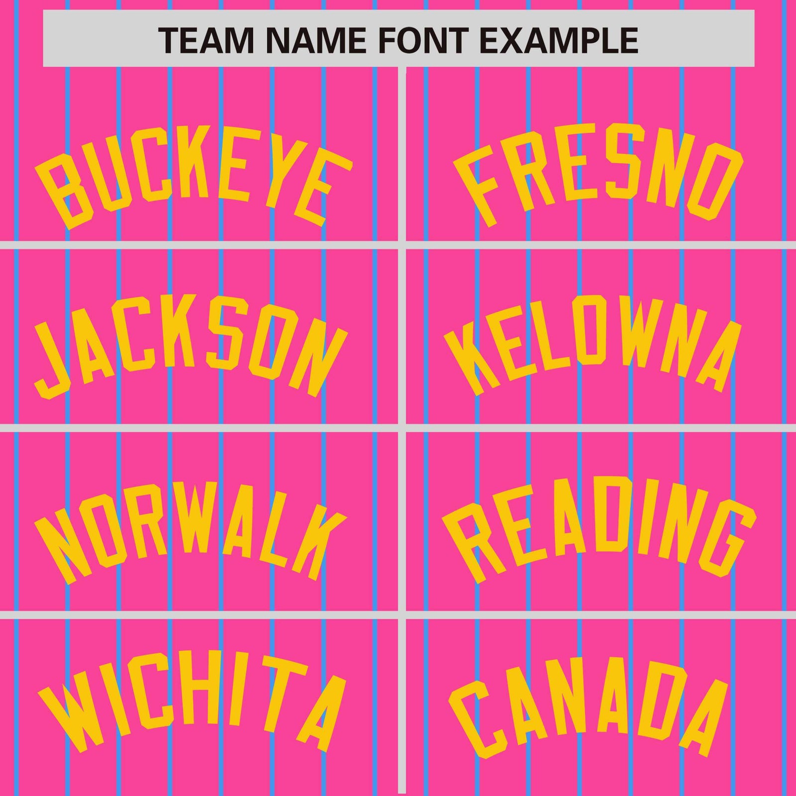 Custom Pink Powder-Blue Pinstripe Gold Bomber Full-Snap Varsity Letterman Jacket