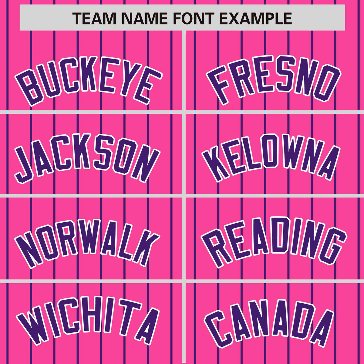 Custom Pink Purple Pinstripe White-Purple Bomber Full-Snap Varsity Letterman Jacket