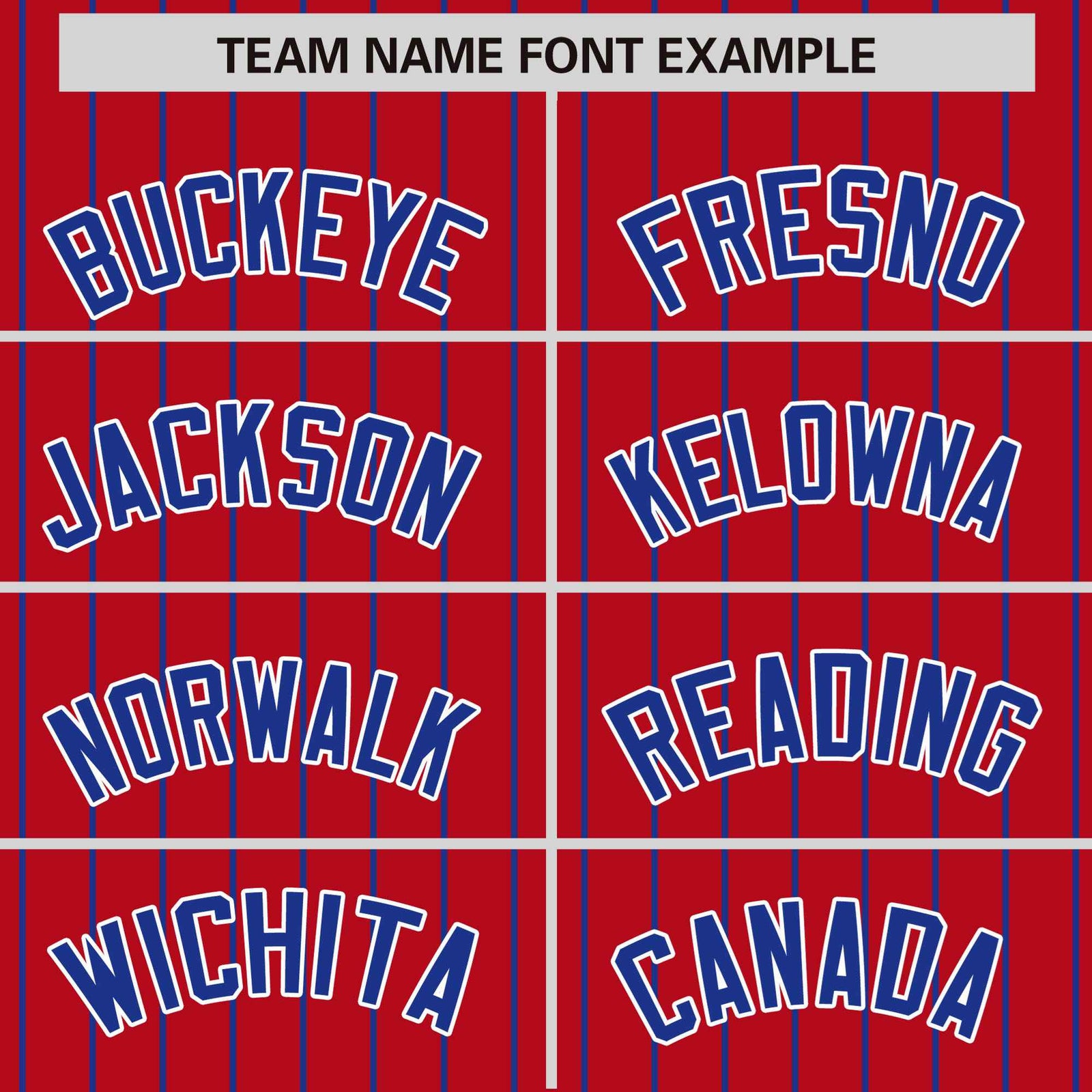 Custom Red Royal-Blue Pinstripe White Royal-Blue Bomber Full-Snap Varsity Letterman Jacket