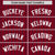 Custom Crimson-Green Pinstripe White Bomber Full-Snap Varsity Letterman Jacket