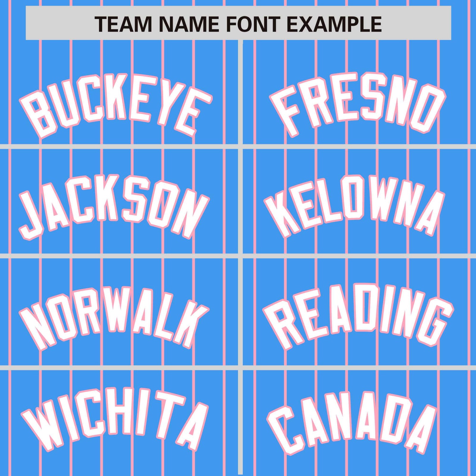 Custom Light Blue Light-Pink Pinstripe White Light-Pink Bomber Full-Snap Varsity Letterman Jacket