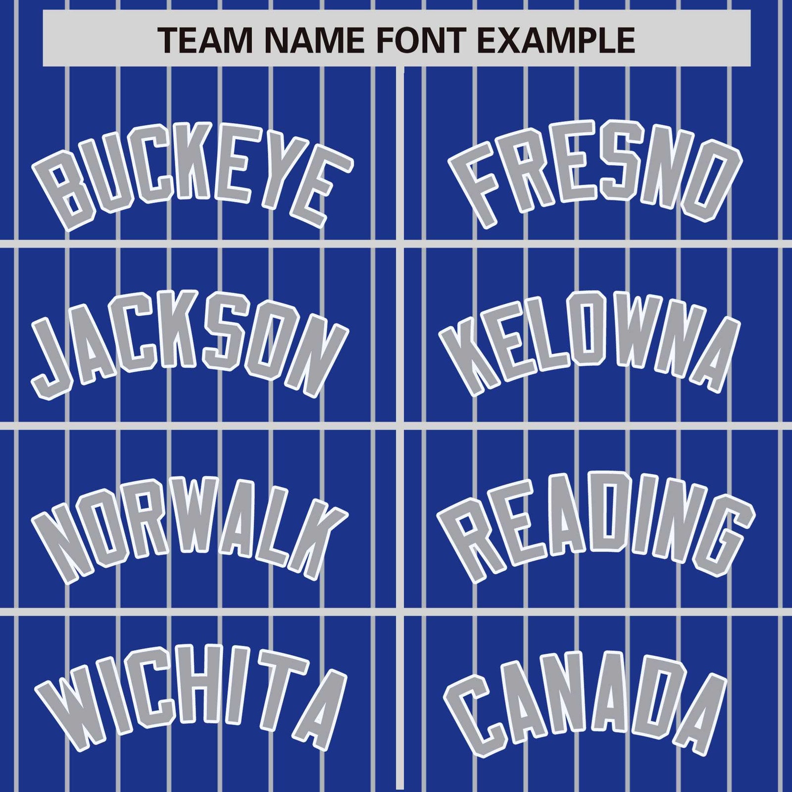 Custom Royal-Blue Gray Pinstripe White-Gray Bomber Full-Snap Varsity Letterman Jacket