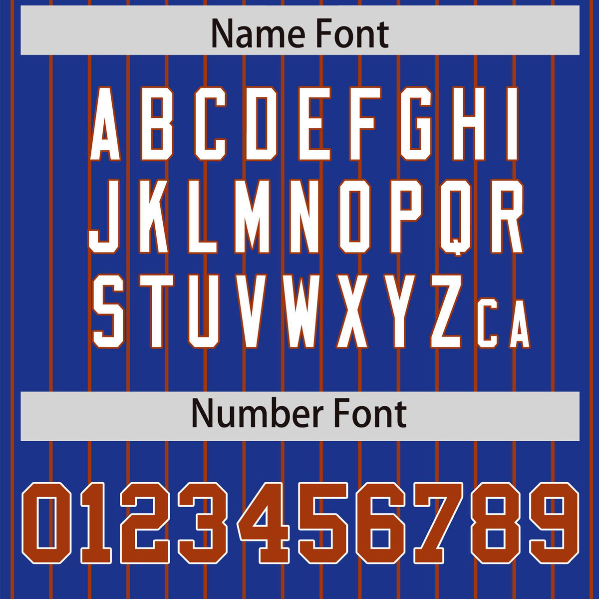 Custom Royal-Blue Brown Pinstripe White-Brown Bomber Full-Snap Varsity Letterman Jacket