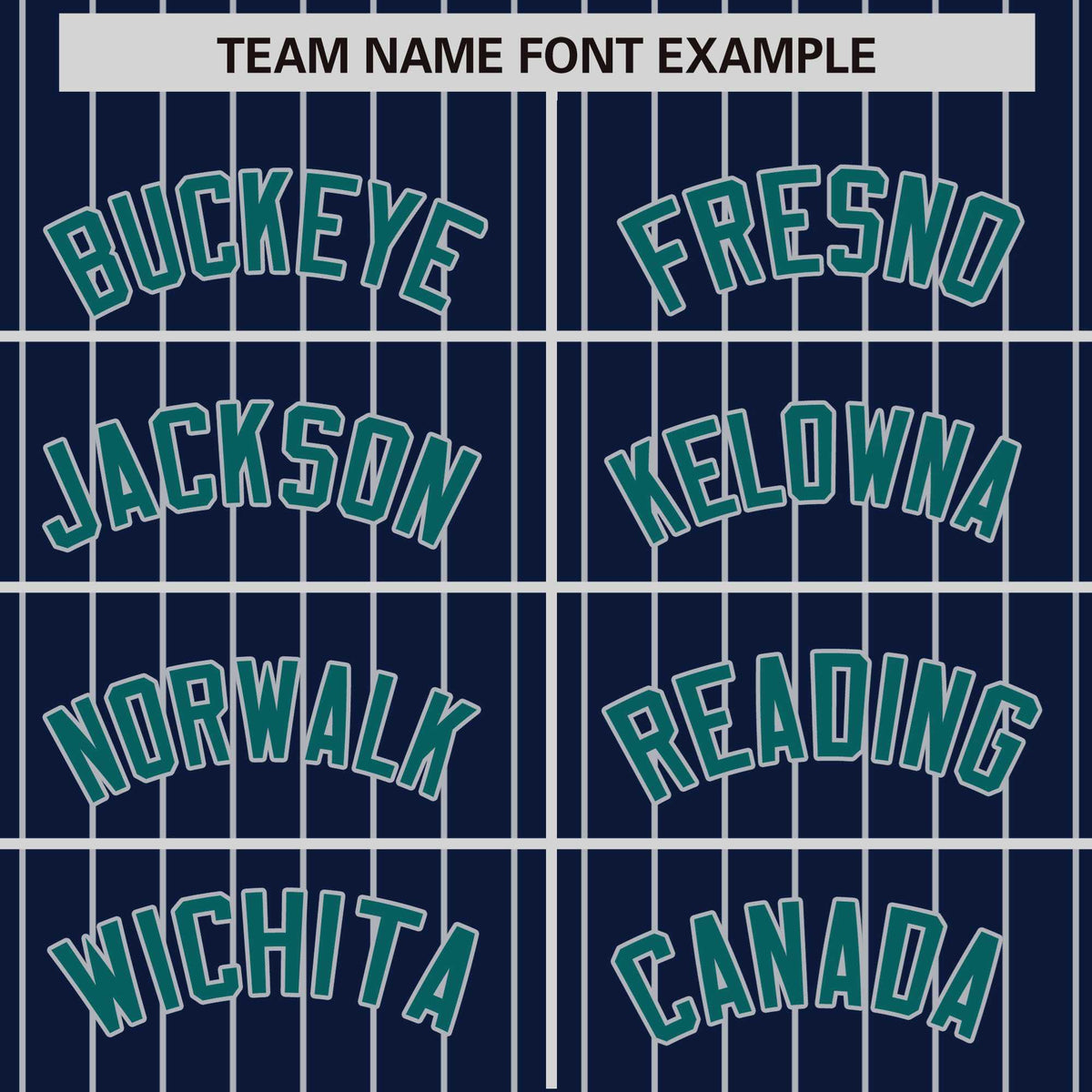 Custom Navy-Gray Pinstripe Gray-Aqua Bomber Full-Snap Varsity Letterman Jacket