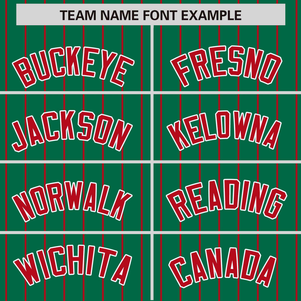 Custom Kelly Green Red Pinstripe White-Red Bomber Full-Snap Varsity Letterman Jacket