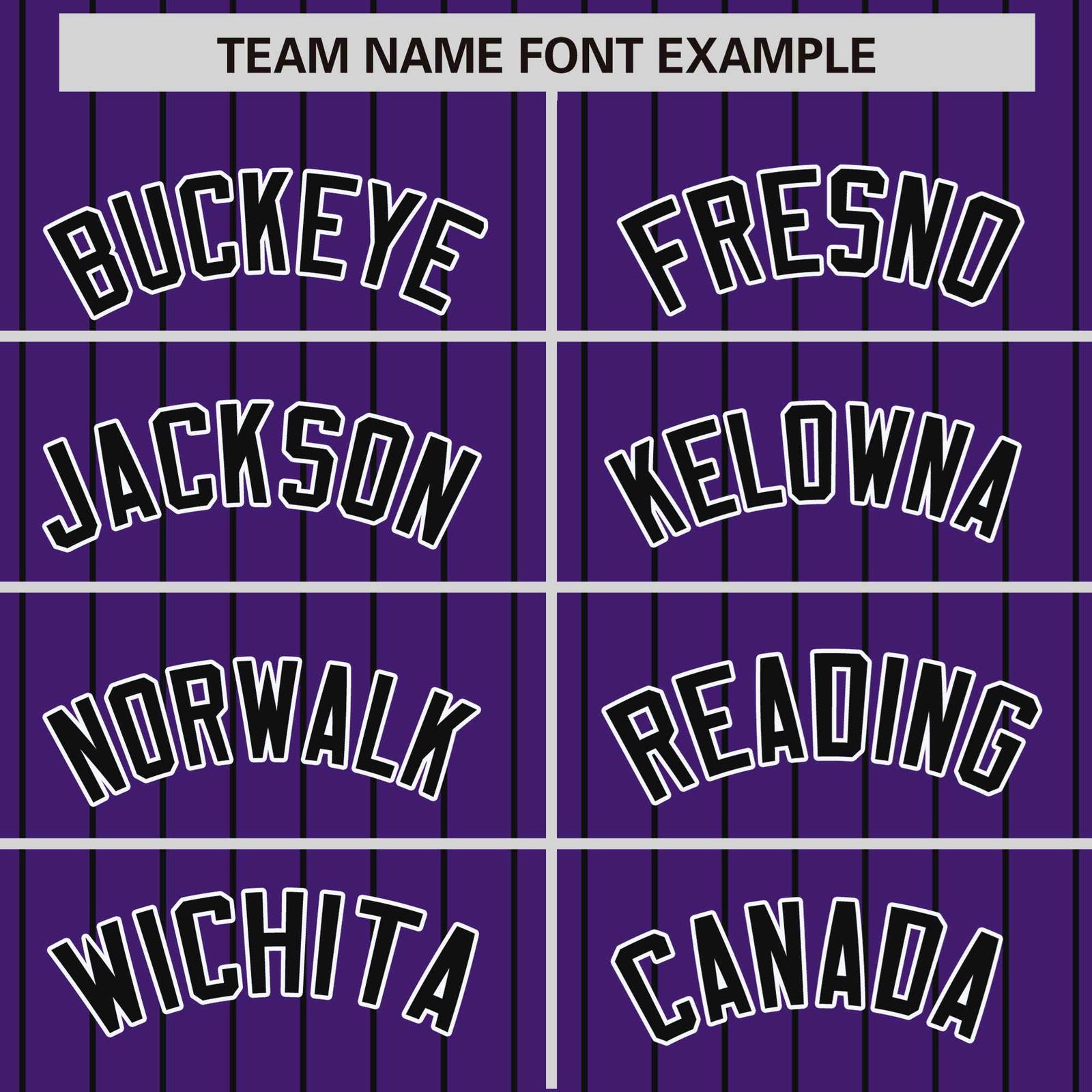 Custom Purple Black Pinstripe White-Black Bomber Full-Snap Varsity Letterman Jacket