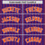 Custom Purple Orange Pinstripe White-Orange Bomber Full-Snap Varsity Letterman Jacket