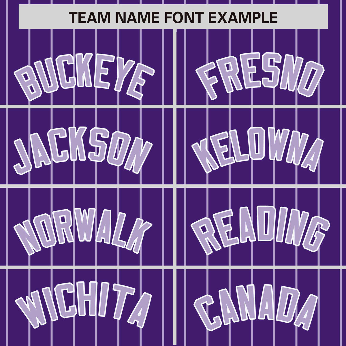 Custom Purple Light-Purple Pinstripe White Light-Purple Bomber Full-Snap Varsity Letterman Jacket